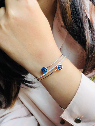 Evil Eye Dual Bracelet